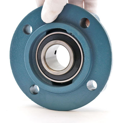 LEU 205 2F Vertical V-Type Bearing Unit, Double 2F Flinger-Rubber Anti-Mud Seals