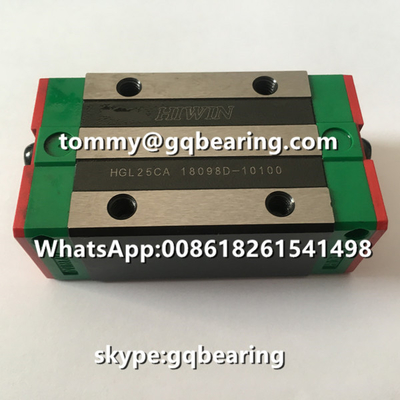 HIWIN HGL25CA HGL25CAZAC نوع مربع محمل خطي متحرك بسعر تنافسي