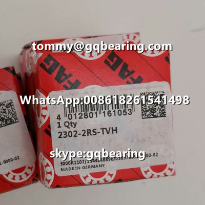 FAG 2302-2RS-TVH نايلون قفص حزمة الكرة ذاتية التنسيق 15 * 40 * 17mm