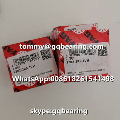 FAG 2302-2RS-TVH نايلون قفص حزمة الكرة ذاتية التنسيق 15 * 40 * 17mm