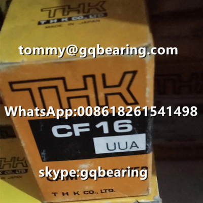 مواد الصلب الكرومية THK CF16UUR محمل متابعة الكام مع حلقة خارجية أسطوانية