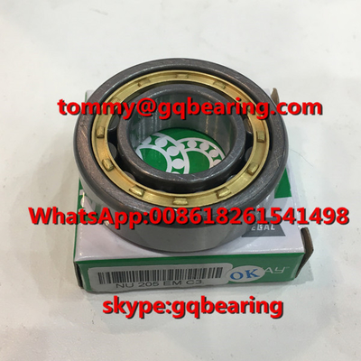 Gcr15 الفولاذ المادة C3 الإفراج عن الوقود ROLLWAY NU205EM NU205EMC3 سلسلة واحدة أسطوانية عجلة حمالة