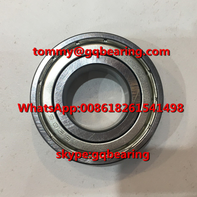 مواد الصلب Gcr15 ROLLWAY 6205ZZ EMQ محامل كرة حفرة عميقة معدنية