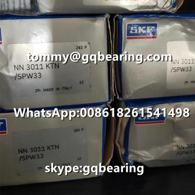 Gcr15 مواد الصلب SKF NN3011KTN/SPW33 سلسلة مزدوجة من حمالات الدوار الأسطوانية فائقة الدقة