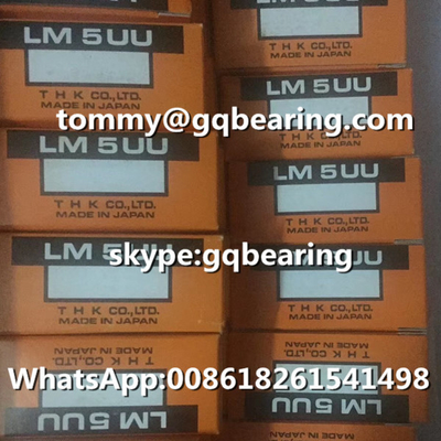 Gcr15 المادة الصلبة المطاط أغلفة كلا الجانبين THK LM5UU خطية كرة محامل خطية غطاء