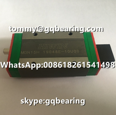مواد الفولاذ المقاوم للصدأ HIWIN MGN15H الحد الأدنى الدقة خطية كتلة MGN15C خطية الزلاجة