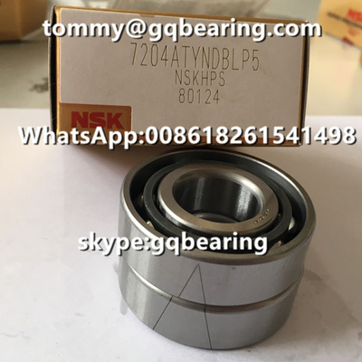 P5 الدقة الضوء محمل مسبق NSK 7202ATYNDBLP5 زاوية الاتصال حزمة الكرة