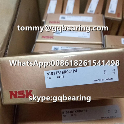 CC1 الإفراج عن NSK N1011BTKRCC1P4 صف واحد حاوية عجلة أسطوانية عالية الدقة