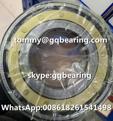 Gcr15 مواد الصلب SKF N315ECM سلسلة واحدة أسطوانية حمالة عجلة
