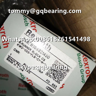 ريكسروث R165321420 مواد الصلب نوع اللفاف الطول القياسي الارتفاع القياسي الكتلة الخطية