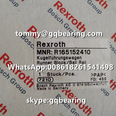 ريكسروث R165152410 مواد الفولاذ نوع اللفافة العمل الثقيل الطول القياسي الطول القياسي الارتفاع الكرة حديد الركض