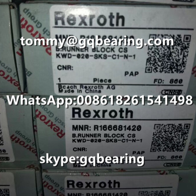 ريكسروث R166681420 مواد الصلب نوع ضيق طول قصير ارتفاع قياسي SKS بلوك الركاب