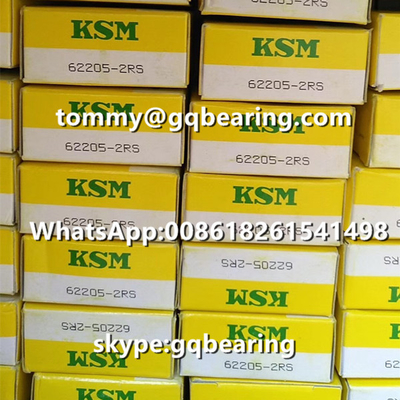 اليابان الأصلية KSM 62205-2RS مطاط مغلق حلقات الكرة العميقة 25 × 52 × 18 مم