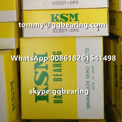 اليابان الأصلية KSM 62207-2RS مطاط مغلق حلقات الكرة العميقة 35 × 72 × 23 مم