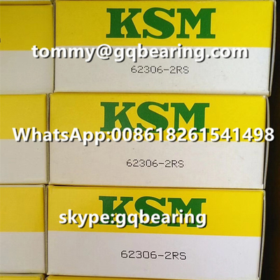 اليابان منشأ KSM 62306-2RS مطاط مغلق حلقات الكرة العميقة 30 × 72 × 27 مم