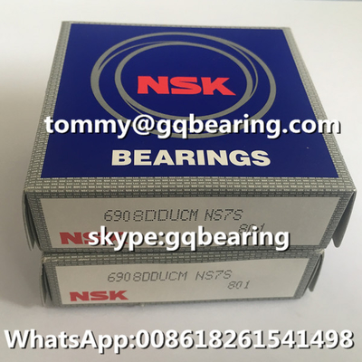 P0 مطاط دقيق مغلق NSK 6908DDU 6908DDUCM حقل كرة حفرة عميقة 40x62x12mm