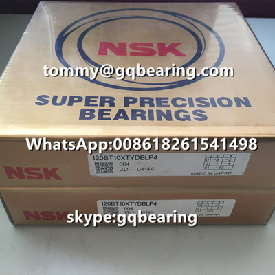 تطبيق CNC Spindle NSK 120BT10XTYDBLP4 محامل كرة اتصال زاوية فائقة الدقة