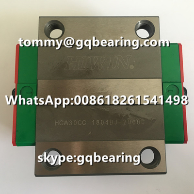 تحديد الدقة العالية نوع الحمل الثقيل Hiwin HGW30CC HGW30CCZAC محمل الزحف الخطي