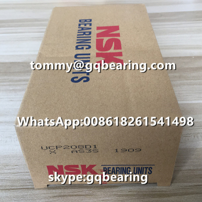 اليابان المنشأ الحديد الزهري NSK UCP208D1 محامل كرة بلوك وسادة مزدوج