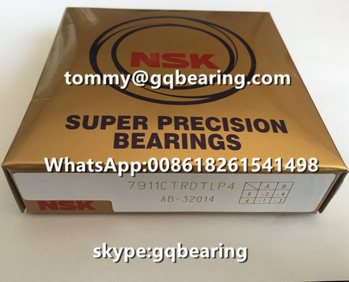 تطبيق CNC Spindle NSK 7911CTRDTLP4 محامل كرة اتصال زاوية فائقة الدقة