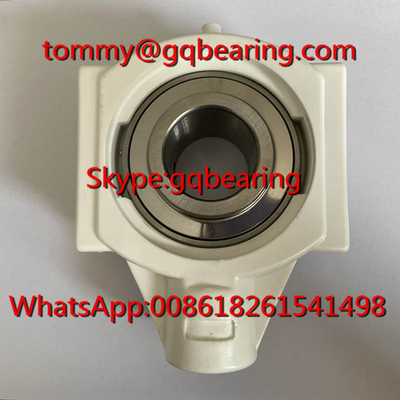 38.1mm حفر UCT208-24 مادة POM وحدات السكن البلاستيكية UCT208-24 الفولاذ المقاوم للصدأ وسادة كتلة حلقات الكرة