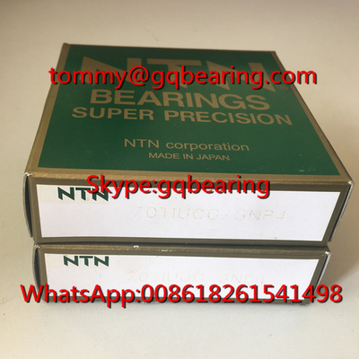 P4 دقة NTN 7011UCG/GNP4 دقة فائقة كرة اتصال زاوية 55*90*18mm