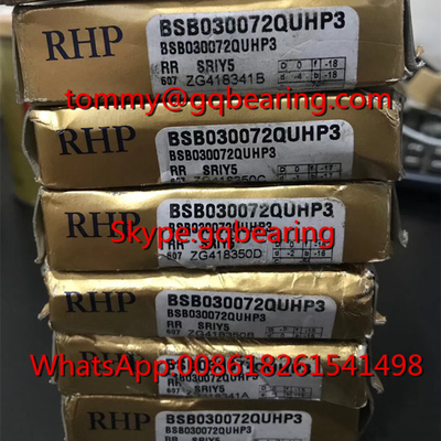 مجموعة P3 الدقة رباعية مطابقة RHP BSB030072QUHP3 محامل دعم المسمار الكروي