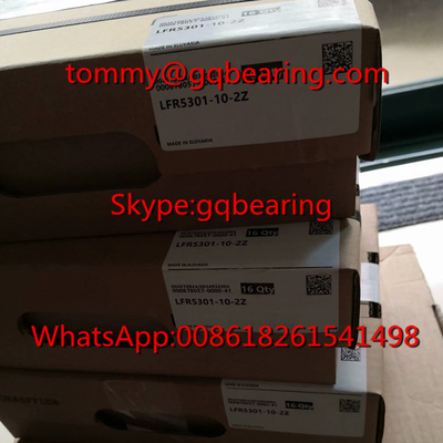 INA LFR530-10-2Z محامل عجلات مسار مزدوج 12 * 42 * 19mm الأختام من نوع ZZ 2RS OPEN
