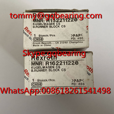 مادة الفولاذ الكربوني Rexroth R205A39420 Runner Block KWE-035-FNS-C0-N-1 Ball Rail RunnerBlock