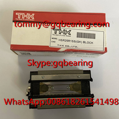 THK HSR25R1SS(GK) خطية حركة انزلاق حمالة الكرة HSR25R بلاك خطي من الفولاذ المقاوم للصدأ