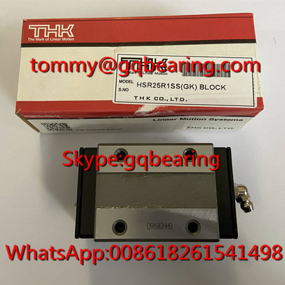 THK HSR25R1SS(GK) خطية حركة انزلاق حمالة الكرة HSR25R بلاك خطي من الفولاذ المقاوم للصدأ