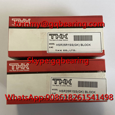 THK HSR25R1SS(GK) خطية حركة انزلاق حمالة الكرة HSR25R بلاك خطي من الفولاذ المقاوم للصدأ