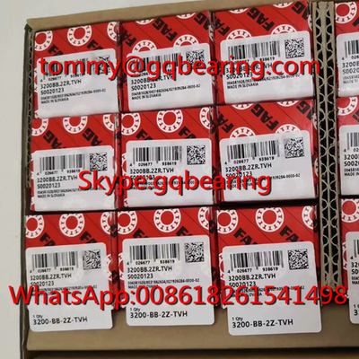 السلوفاكيا المنشأ FAG 3203-BD-XL-2Z-TVH قفص نايلون صف مزدوج كرة اتصال زاوية 3203-BD-2Z-TVH