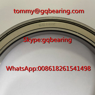 اليابان منشأ Gcr15 مواد الصلب NSK 6816ZZCM الحائط الرقيق الكرة الغطاء العميق 80 × 100 × 10 مم