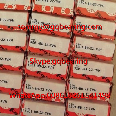 السلوفاكيا المنشأ FAG 3201-BB-2Z-TVH قفص نايلون صف مزدوج محمول كرة اتصال زاوية 3203-BD-2Z-TVH محمول