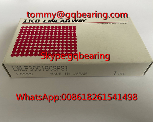 IKO LWLF30B الكتلة الخطية LWLF30C1BCSPS1 كرة نوع الاحتفاظ بالسكك الحديدية العريضة نوع الزلاجة الخطية