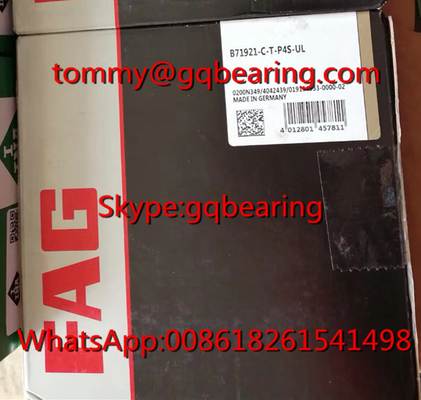 ألمانيا المنشأ المطابقة الشاملة FAG B71921-C-T-P4S-UL محامل الفولاذ