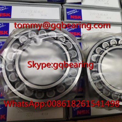 Gcr15 مواد الصلب NSK 22210EAE4U1 حلقات الدوار الكروية 50 * 90 * 23 مم