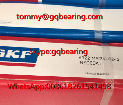 النمسا منشأ SKF 6322M/C3VL0241 INSOCOAT محامل كرة حلق عميق