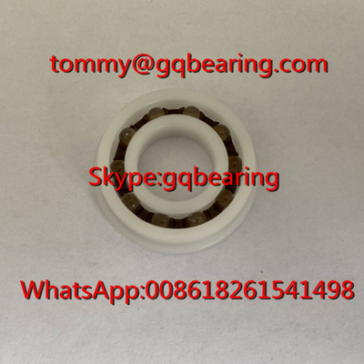 مادة البلاستيك POM F6901 محمل كرة بلاستيكية مقطوعة 12x24x6mm