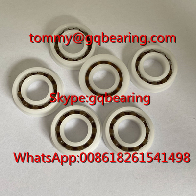 مادة البلاستيك POM F6901 محمل كرة بلاستيكية مقطوعة 12x24x6mm