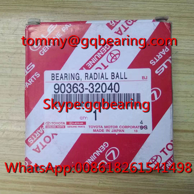 NACHI 32BC08S4Z محامل كرة حفرة عميقة تويوتا 90363-32040 محامل كرة شعاعي