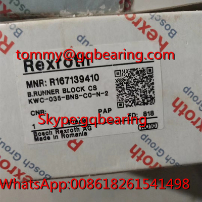 مادة الفولاذ الكربوني ريكسروث R167139410 بلوك الركاب الواسع بوش R167139410 محمل خطي