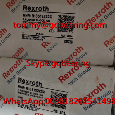 ريكسروث R185133110 رولر ريل رنر بلوك بوش R185133110 محمل خطي
