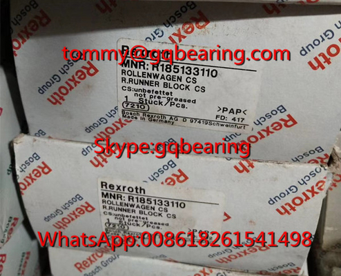 ريكسروث R185133110 رولر ريل رنر بلوك بوش R185133110 محمل خطي