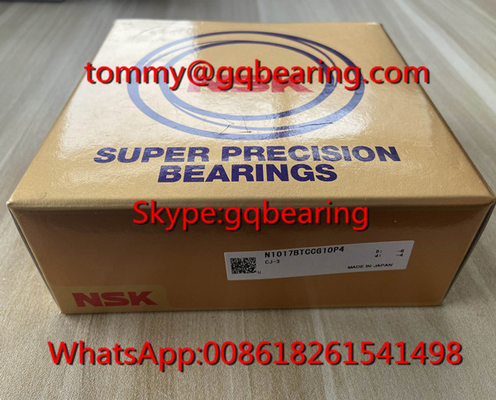 P4 الدقة NSK N1017BTCCG10P4 محامل أسطواني أسطواني N1017 محامل محول