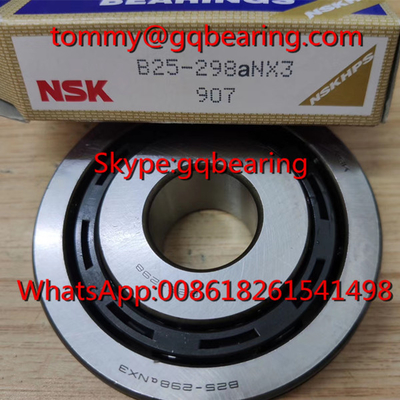 NSK B25-298aNX3 محامل كرة حفرة عميقة B25-298A علبة التروس باستخدام المحامل