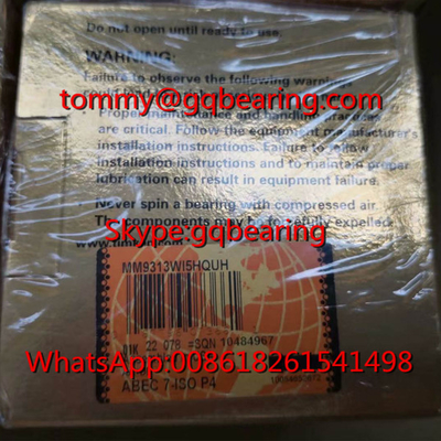 Gcr15 مواد الصلب ABEC7 الدقة TIMKEN MM9313WI5HQUH الدعم المسمار الكرة 57.2x90x15.88mm