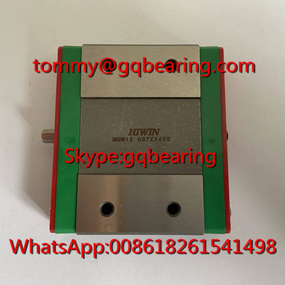 الفولاذ المقاوم للصدأ HIWIN MGW5C كتلة خطية MGW5CZ0CM محمل كرة خطي مع ضوضاء منخفضة