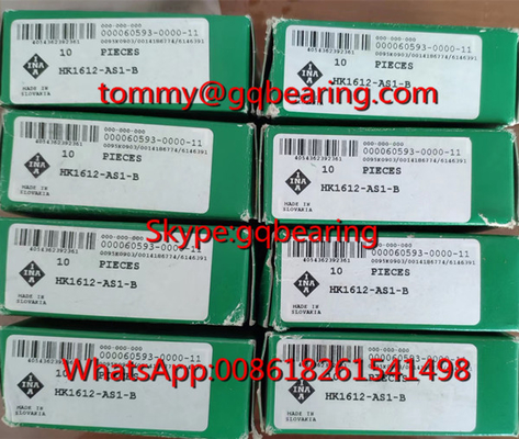 INA HK1612-AS1-B محامل لعبور إبرة الكأس المسحوب مع نهاية مفتوحة